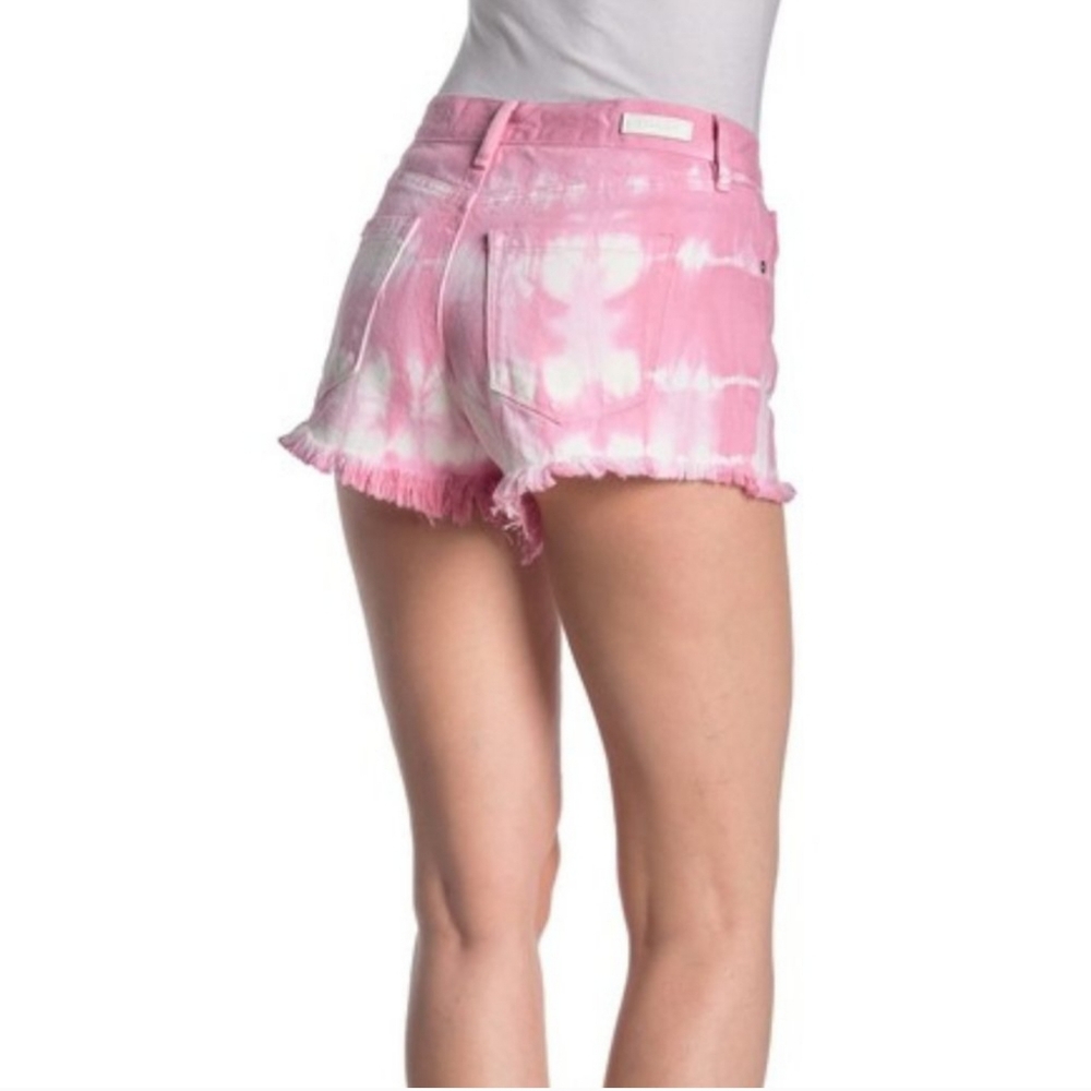 Blank NYC The Barrow pink tie-dye denim shorts - Picture 6 of 6